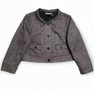 DKNY Collection Wool Designer Glitter Blazer Jacket - Womens 16